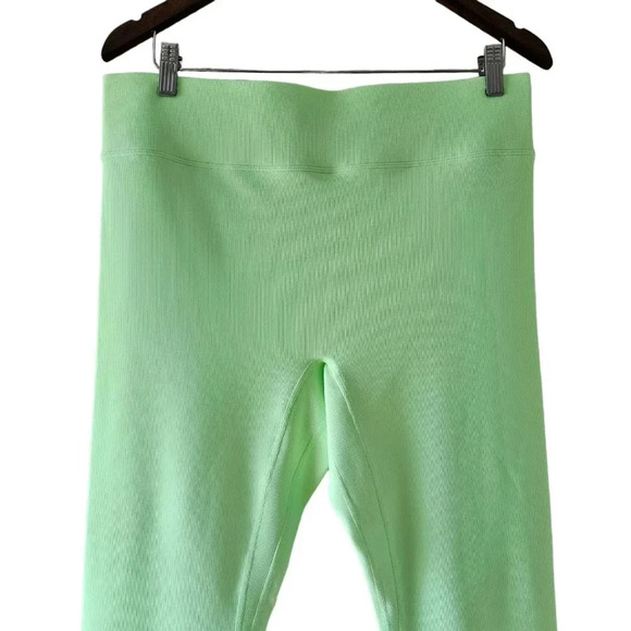 All Access Bandier Sport Plus Size Athletic Leggings Pants Lime Green Size  2XL. - Picture 4 of 9